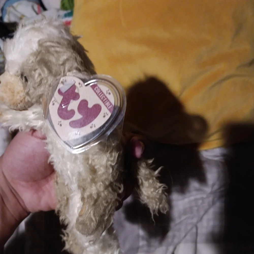 Vintage 1993 Ty Attic Treasures Scruffy Dog Jointed 9